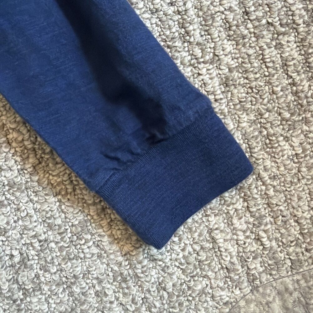 Tommy Hilfiger Men’s Large Blue Flag Logo Long Sleeve Shirt! - Picture 3 of 4